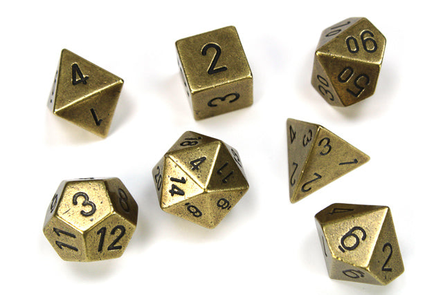 7pc Metal Dice