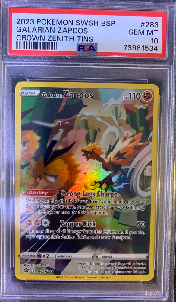 Galarian Zapdos #SWSH283 - PSA 10