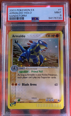 Armaldo Holo (1/100) - Sandstrom - PSA 9