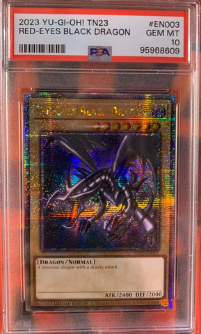 Red-Eyes Black Dragon (TN23-EN003) - PSA 10