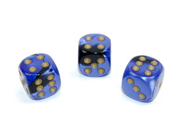 12D6 Gemini: Black-Blue/Gold