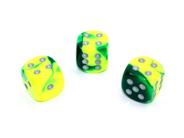 12D6 Gemini: Green-Yellow/Silver