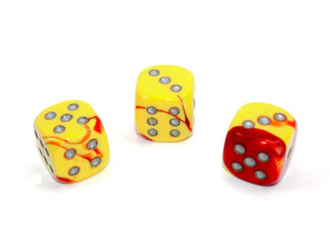 12D6 Gemini: Red-Yellow/Silver