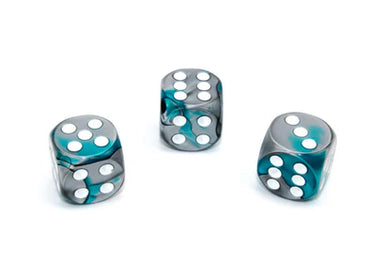 12D6 Gemini: Steel-Teal/White