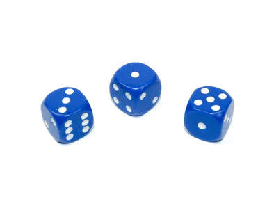 12D6 Opaque: Blue/White