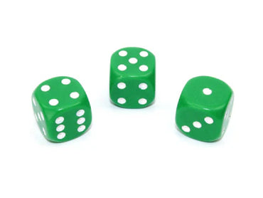 12D6 Opaque: Green/White