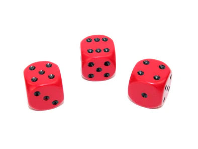 12D6 Opaque: Red/Black