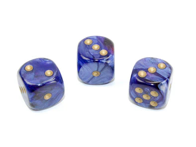 12D6 Scarab: Royal Blue/Gold