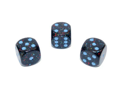 12D6 Speckled: Blue Stars