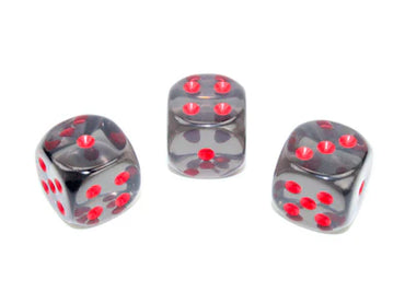 12D6 Translucent: Smoke/Red