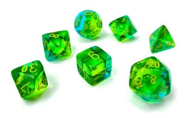 7pc Polyhedral: Gemini Translucent