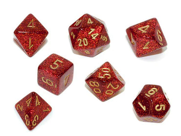 7pc Polyhedral: Glitter