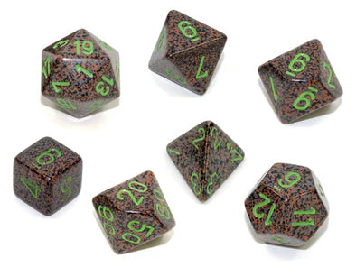 7pc Polyhedral: Speckled