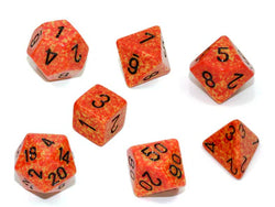 7pc Polyhedral: Speckled