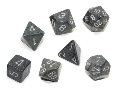 7pc Polyhedral: Speckled