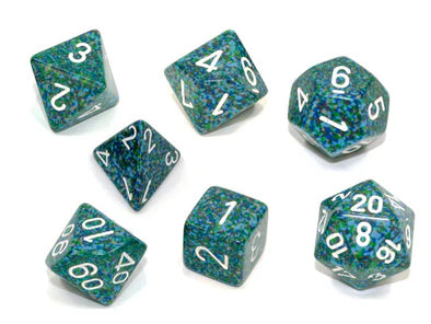 7pc Polyhedral: Speckled