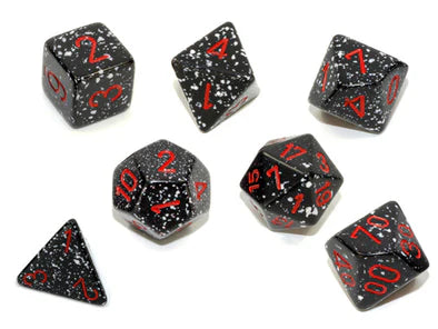 7pc Polyhedral: Speckled