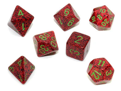 7pc Polyhedral: Speckled