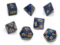 7pc Polyhedral: Speckled