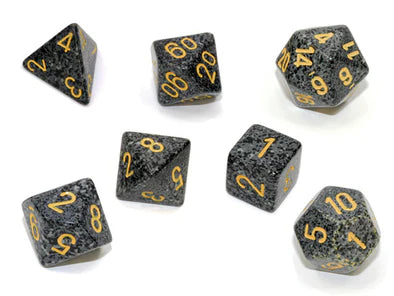 7pc Polyhedral: Speckled