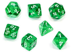 7pc Polyhedral: Translucent