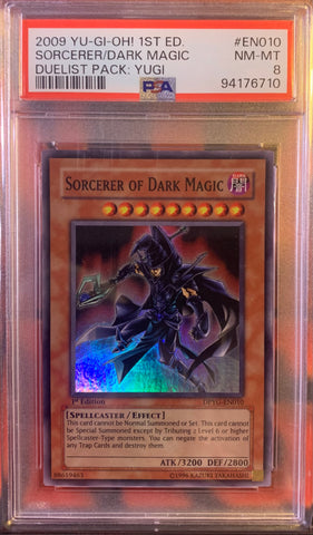 Sorcerer of Dark Magic 1st Ed (DPYG-EN010) - PSA 8