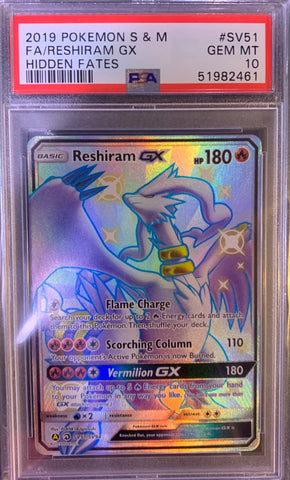 Reshiram (SV51/SV94) - Hidden Fates - PSA 10