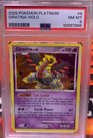 Giratina (9/127) Holo - PSA 8