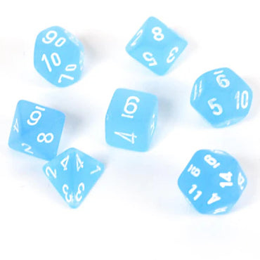 7pc Mini Polyhedral: Frosted