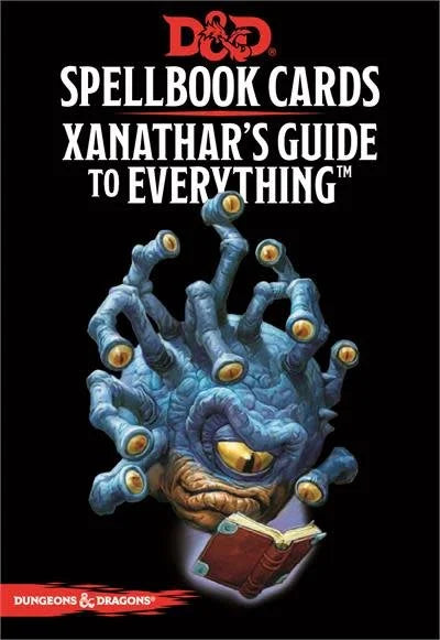 Dungeons & Dragons 5E: Xanathar's Guide Spellbook Cards