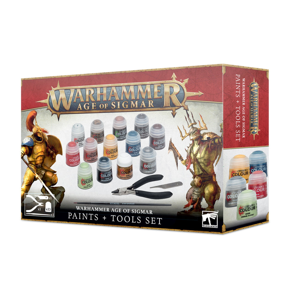 Age of Sigmar: Paint and Tool Set