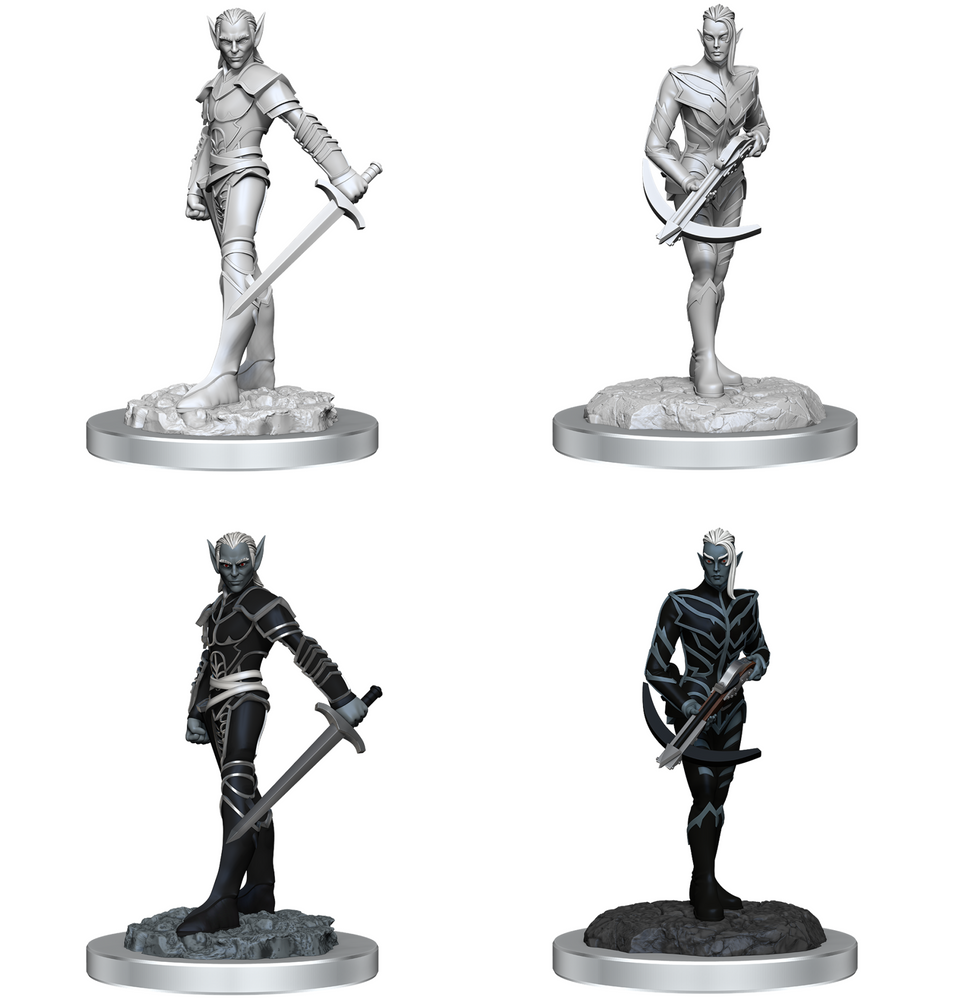 Nolzur's Marvelous Miniatures: Drow Fighters