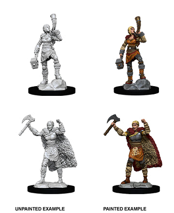 Nolzur's Marvelous Miniatures: Human Barbarian Female