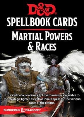 Dungeons & Dragons 5E: Martial Powers & Races Spellbook Cards